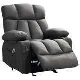 ZUN Recliner Chair ,with vibration massage and heating ergonomic living room adult lounge chair, with W1521P264878