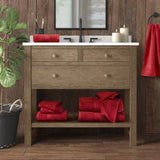 Ultra-Soft 100% Cotton Absorbent Towel Set 8-Piece B035P294491