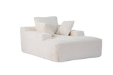 Oversized Chaise Lounge Chair Cozy Cloud Couch, Modern Plush Corduroy Upholstered Sleeper Sofa 70499596