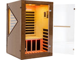 1090w Walnut Chilean Pine Single Mini Far Infrared Sauna Room W6315P540489