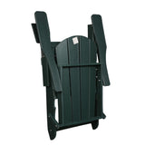 ZUN Folding Adirondack Chair, Relaxing Stackable Arm Rest Ergonomic HDPE All-Weather Adirondack Chair W2103P179347