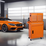 Tool Chest, 5-Drawer Rolling Tool Storage Cabinet with Detachable Top Tool Box, Liner, Universal 86937662