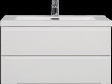 24" Floating Bathroom Vanity with Sink, Modern Wall-Mounted Bathroom Storage Vanity Cabinet with W1573P152683