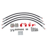 2 Three Way Diverter Valves Fit for 1-2 Ton Mini Excavator w/ Quick Connects Alloy 39454207