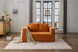 ZUN Modern Minimalist Sofa, Fold-Out Sofa Bed, Convertible Chair Floor Couch & Sleeping Mattress for W1829P186302