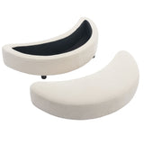 Orisfur. 360&deg Swivel Accent Barrel with Storage Ottoman & 4 Pillows, Modern Chenille Leisure WF323718AAA