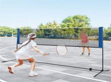 14ft Multi-Sport Net Set - Adjustable Height , Badminton/Volleyball/Pickleball/Tennis Use 44282245