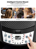 ZUN Hair Steamer for Deep Conditioning w/7 Color Light & Ozone, Micro Mist Scalp Hydration Steamer for 29911464