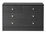 Modern Simple 4-Drawer Dresser Black 32069328