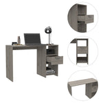 ZUN Arlington Computer Desk with 2-Open Storage Shelves and Drawer with Handle B128P148860