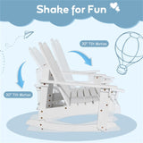 Outdoor solid wood rocking chair for children 27158433