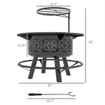 ZUN Outdoor Fire Pit 45548603