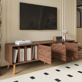70" Mid-Century Modern TV Stand, Media Console Table for TVs up to 80'', Entertainment Center with 5 N710P222773P