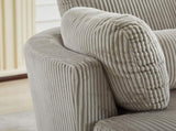 42''W Swivel Accent Chair With 2 Thorw Pillows 360 Degree Swivel Round Sofa Modern Oversized Chair W1298P199186