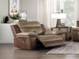 Plush Comfort Chair Brown Microfiber Upholstered Solid Wood Frame Living Room Furniture 1pc Glider B011P228560