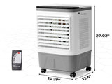 3 in 1 Portable Evaporative Cooler,720R,Indoor,Outdoor,461CFM Air Cooler with remote,Copper 63438621