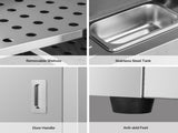 Food Warmer 5 Layer Commercial Warming Cabinet with Digital Control, Adjustable Thermostat and 45072535