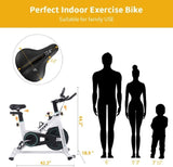 Stationary Bikes for Indoor Exercise Bike with LCD Monitor and Comfortable Seat Cushion for 03898434