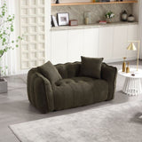 Soft beanbag chair with high resilience foam core for two people. The comfortable square recliner W1996P182162