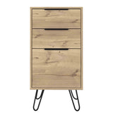 Augusta Light Dresser, Hairpin Legs, Superior Top,Three Drawers -Light Oak B20091822