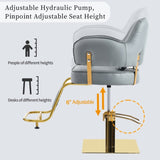 Elegant Barber,Salon for Hair Stylis,with Heavy Duty Hydraulic Pump Adjustable Barber WF318042FAA
