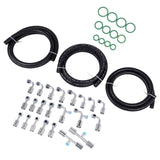 25PCS Air Conditioning Hose and Fitting Kit Includes 6810 AC Fittings & 6.5ft 83320608