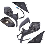 Left DriverRight Passenger Side Mirror Black Fit for Tesla Model 3 M3 2017-2023 EV/BEV ABS Plastic 17866987