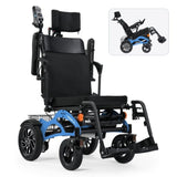 Automatic Reclining Foldable Wheelchairs for Adults, Longest Range 20 Miles of Deluxe 86921045
