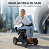 Electric Wheelchairs for Adults,20 Miles Long Travel Range with 2 Lithium Batteries All Terrain 50272342