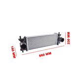 Aluminum Intercooler MB3Z6C839A Replacement for Ford Bronco 2021-2024 L4 2.3L V6 2.7L Turbocharged 72245963