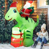 8 Feet Christmas Decoration Inflatable Santa Claus Dinosaur Decoration 44282423