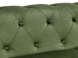 PHOYAL Large Sofa, Velvet Sofa Three-seat Sofa Classic Tufted Chesterfield Settee Sofa Modern 3 W1708141950