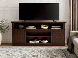 Traditional TV Media Stand Farmhouse Rustic Entertainment Console for TV Up to 65" with Open and W1758109217