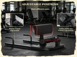 Black 3-in-1 Padded Push Up Sit Up Squat Machine All-in-One Home Gym Fitness Equipment for Core & 64751637