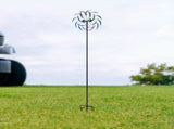 Rainbow Windmill Iron Windmill Double layer Windmill Leaves Lawn Windmill Courtyard Sculpture Art 39411992