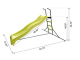 XSL003G 2.2M kids plastic slide Freestanding playground equipment children plastic slide kids W1711P460742