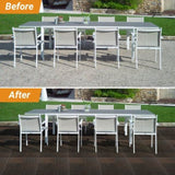 27pcs Wood Interlocking Deck Tiles 11.8"x11.8", Waterproof Flooring Tiles for Indoor and Outdoor, 34814448