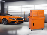Tool Chest, 5-Drawer Rolling Tool Storage Cabinet with Detachable Top Tool Box, Liner, Universal 86937662