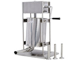 Stainless Steel Commercial Sausage Stuffer,Dual Speed Vertical Sausage Maker 25LB/12L, Meat Filler W46557796