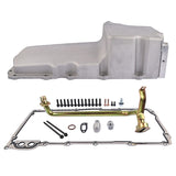 Conversion Swap Oil Pan Low Profile Retrofit Kit Satin Fits for LS1 LS2 LS3 LS6 5.3 6.0 21064617