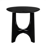25" Round End Table, Wooden Side Table,Night Stand for Bedroom, Living Room ,Reception Room W1801109474