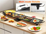 35" large electric grill with adjustable temperature 24130882