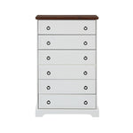 ZUN Modern 6 Drawer Dresser, Dressers for Bedroom, Tall Chest of Drawers Closet Organizers & Storage W2275P149119