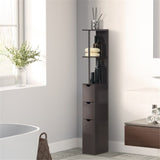 ZUN Bathroom Storage Cabinet-Brown （Prohibited by WalMart） 73241471