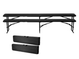6 ft Plastic Folding Bench, Portable Bench for Outdoor Events, Camping, Dining, and Garden Use, 85868781