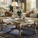 Gold Patina and Bone End Table with Claw Leg B062P209073