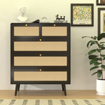 ZUN Wood Storage Chest of Drawers （Prohibited by WalMart） 00429701