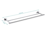 23.6 Inch Double Bar, Bathroom Bar Wall Mount, 304 Stainless Steel Bathroom Racks 41327351