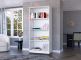White Tier Storage Shelves Bookcase B062P175156