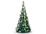 7 FT Fully Decorated Pre-lit Christmas Tree, Pop Up Artificial Xmas Tree with 200 Warm Lights Remote 59897869